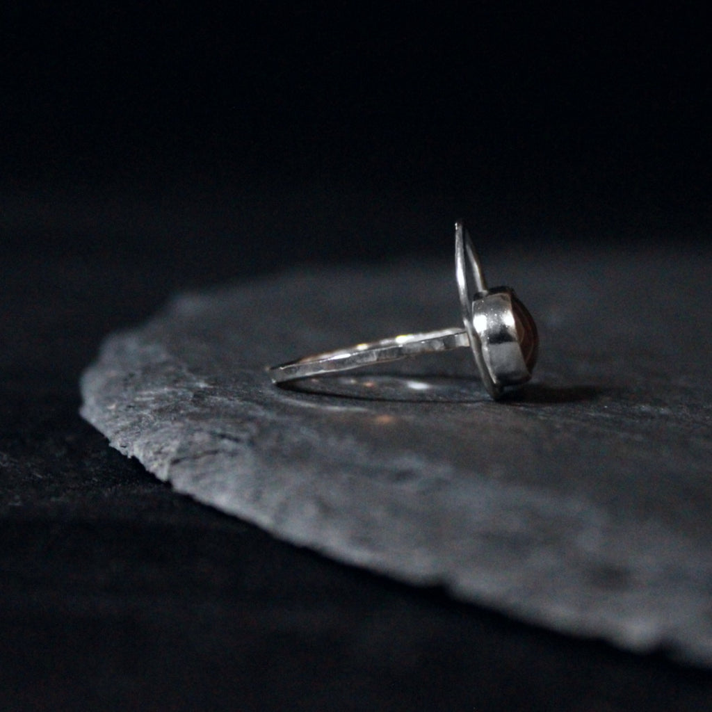 Banded Agate Terra Ring