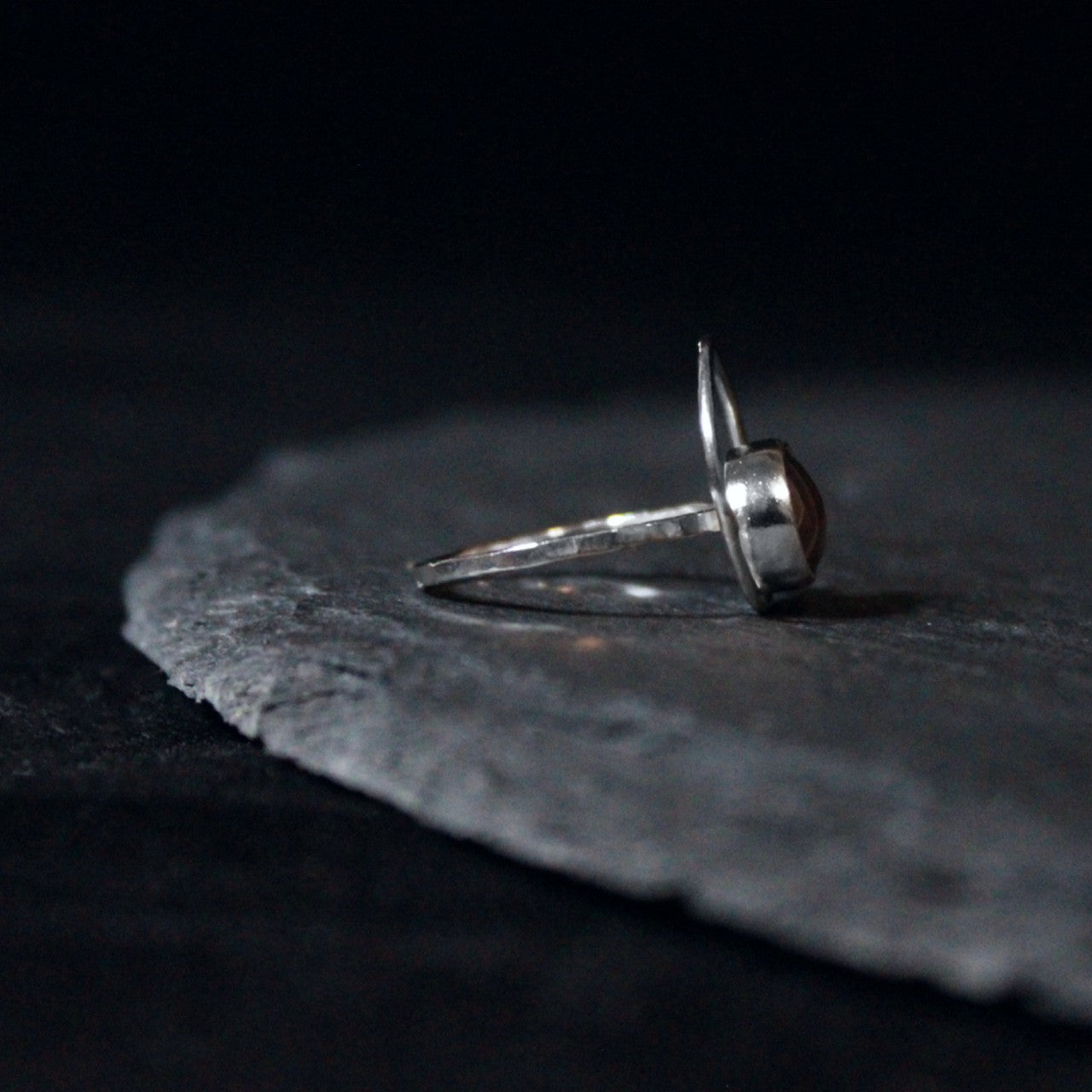 Banded Agate Terra Ring