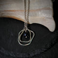 Black Freshwater Pearl Ripple Necklace