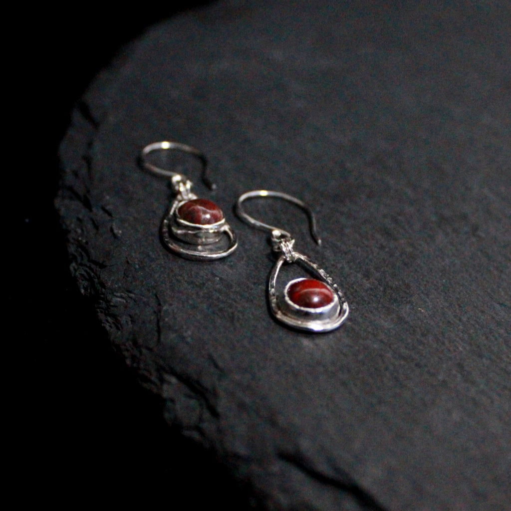 Bloodstone Terra Earrings