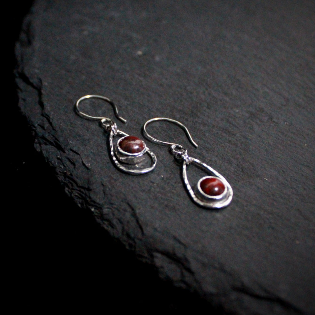 Bloodstone Terra Earrings