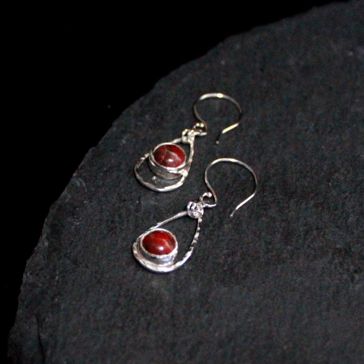 Bloodstone Terra Earrings
