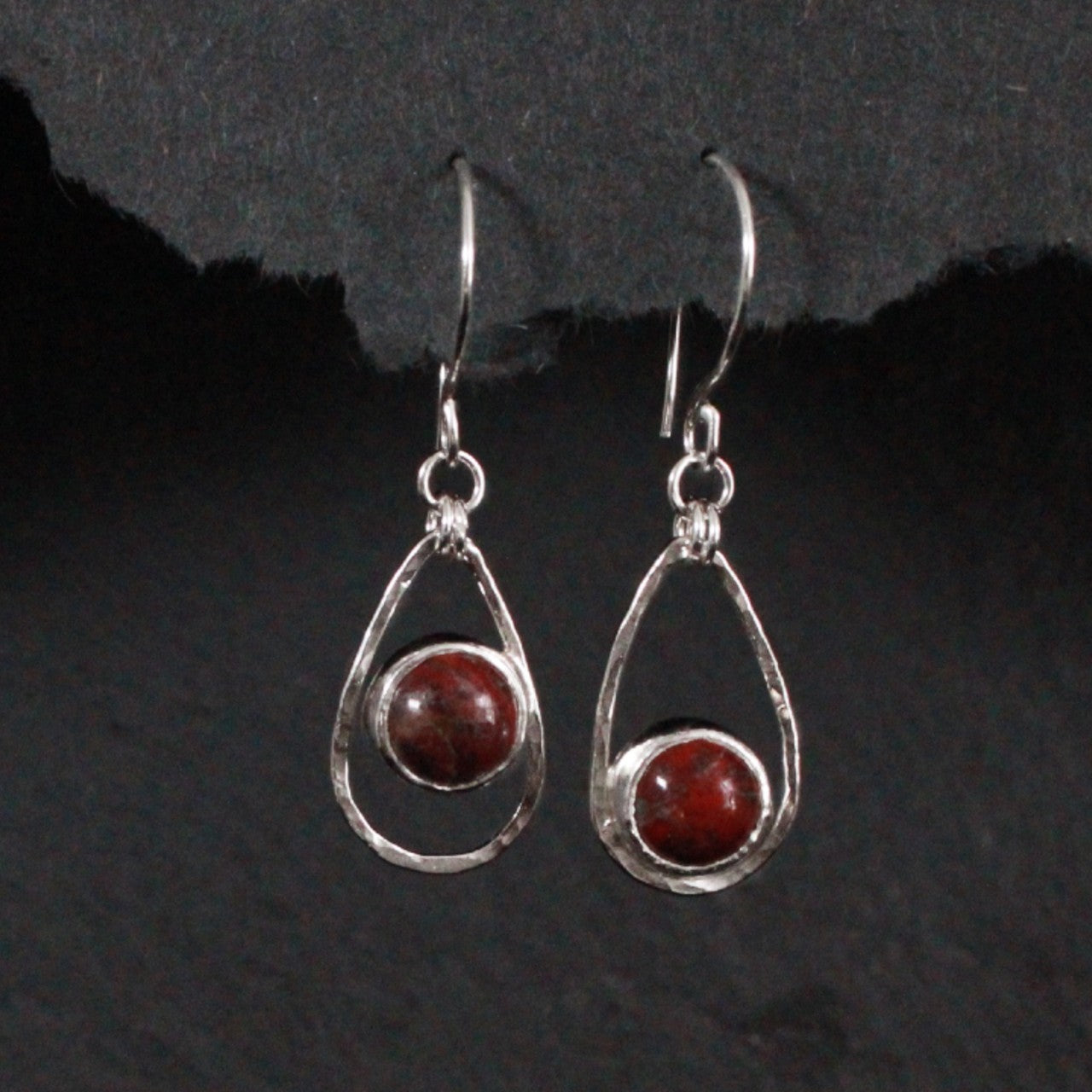 Bloodstone Terra Earrings
