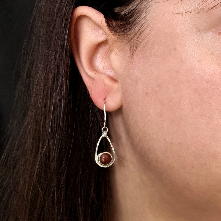 Bloodstone Terra Earrings