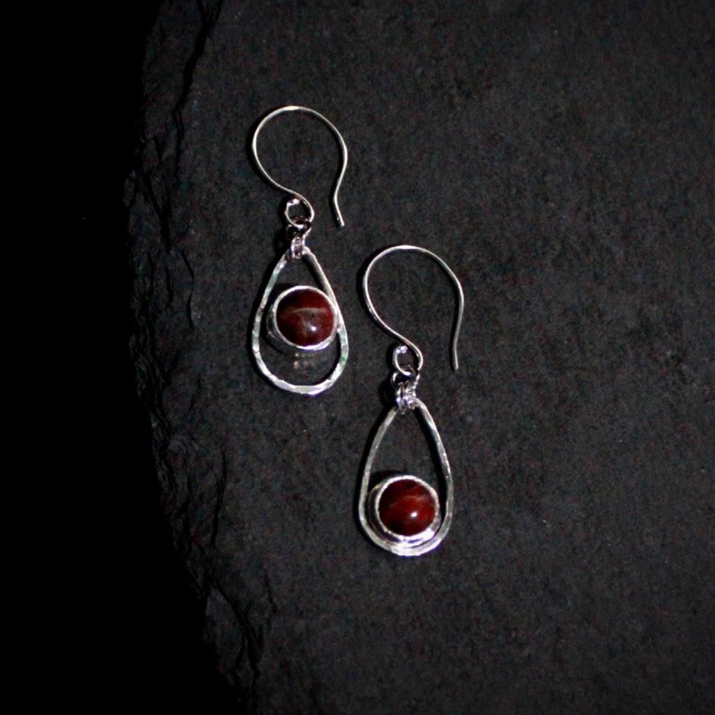 Bloodstone Terra Earrings