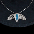 Chalcedony Butterfly Collar