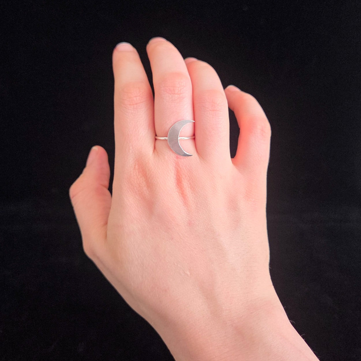 Crescent Moon Ring