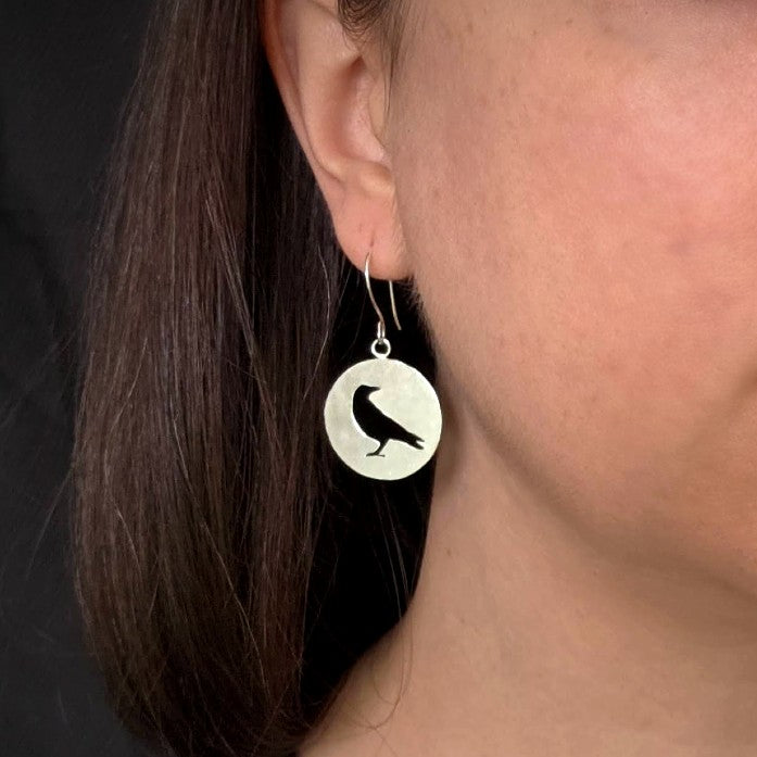 Crow Earrings