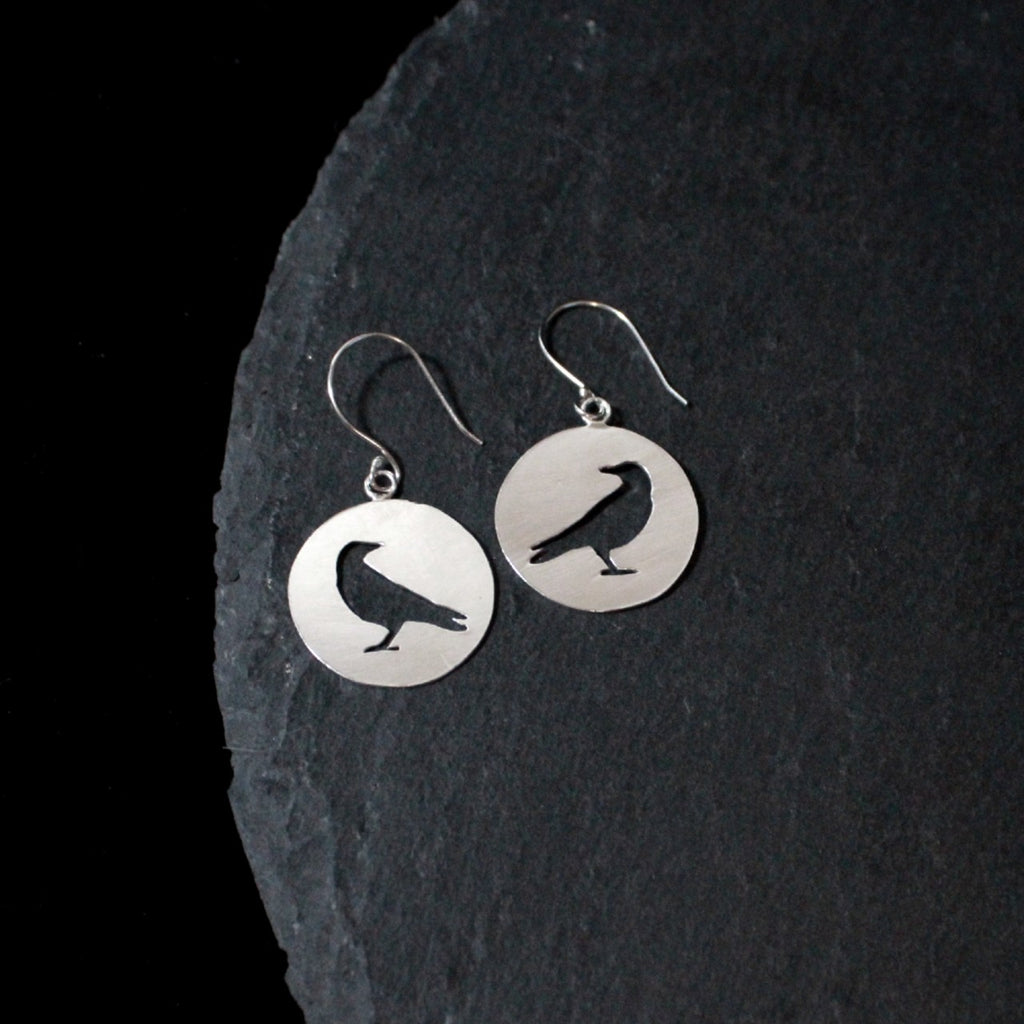 Crow Earrings