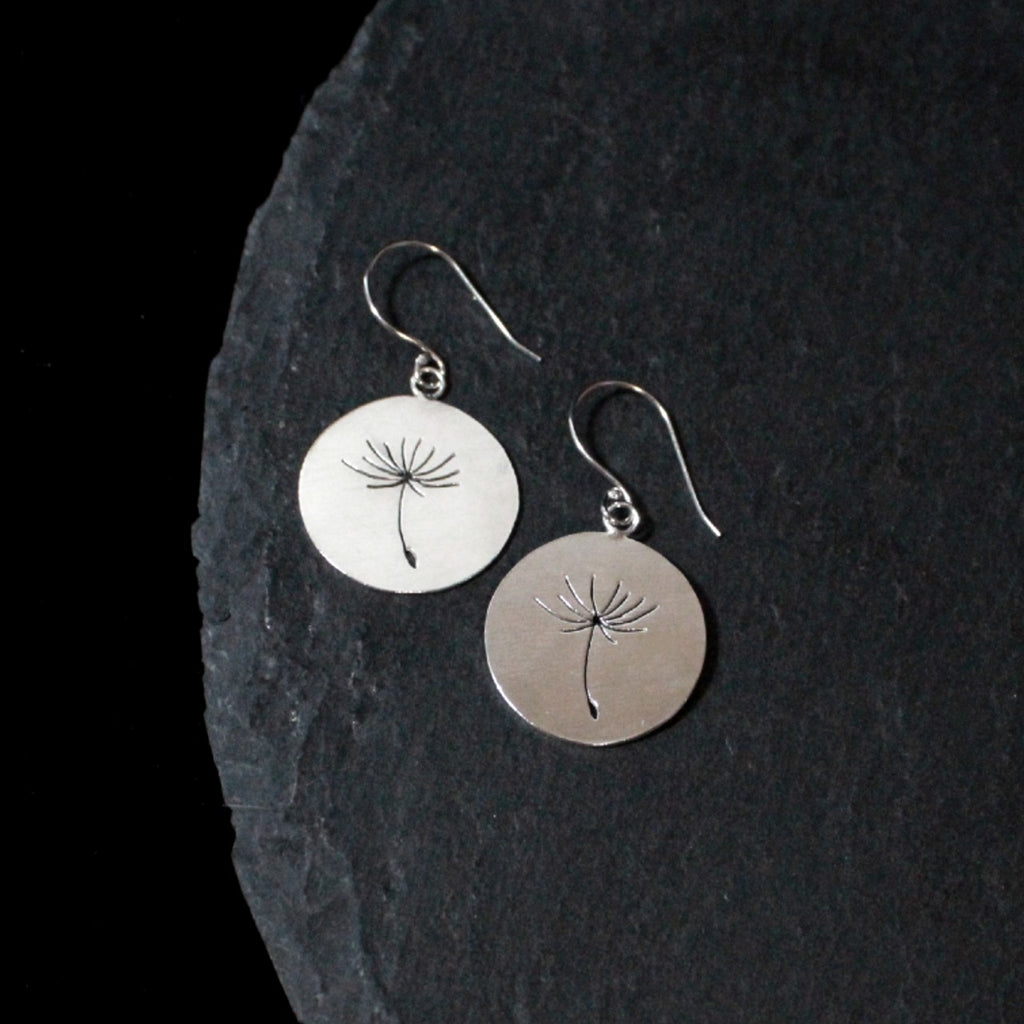 Dandelion Seed Earrings