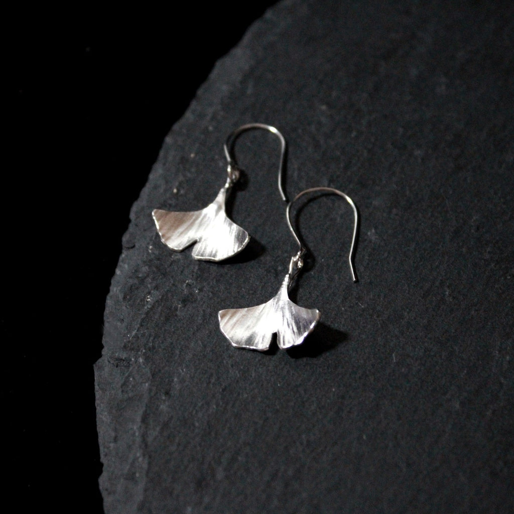 Ginkgo Leaf Earrings