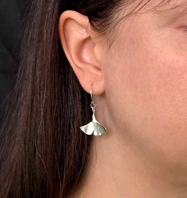 Ginkgo Leaf Earrings