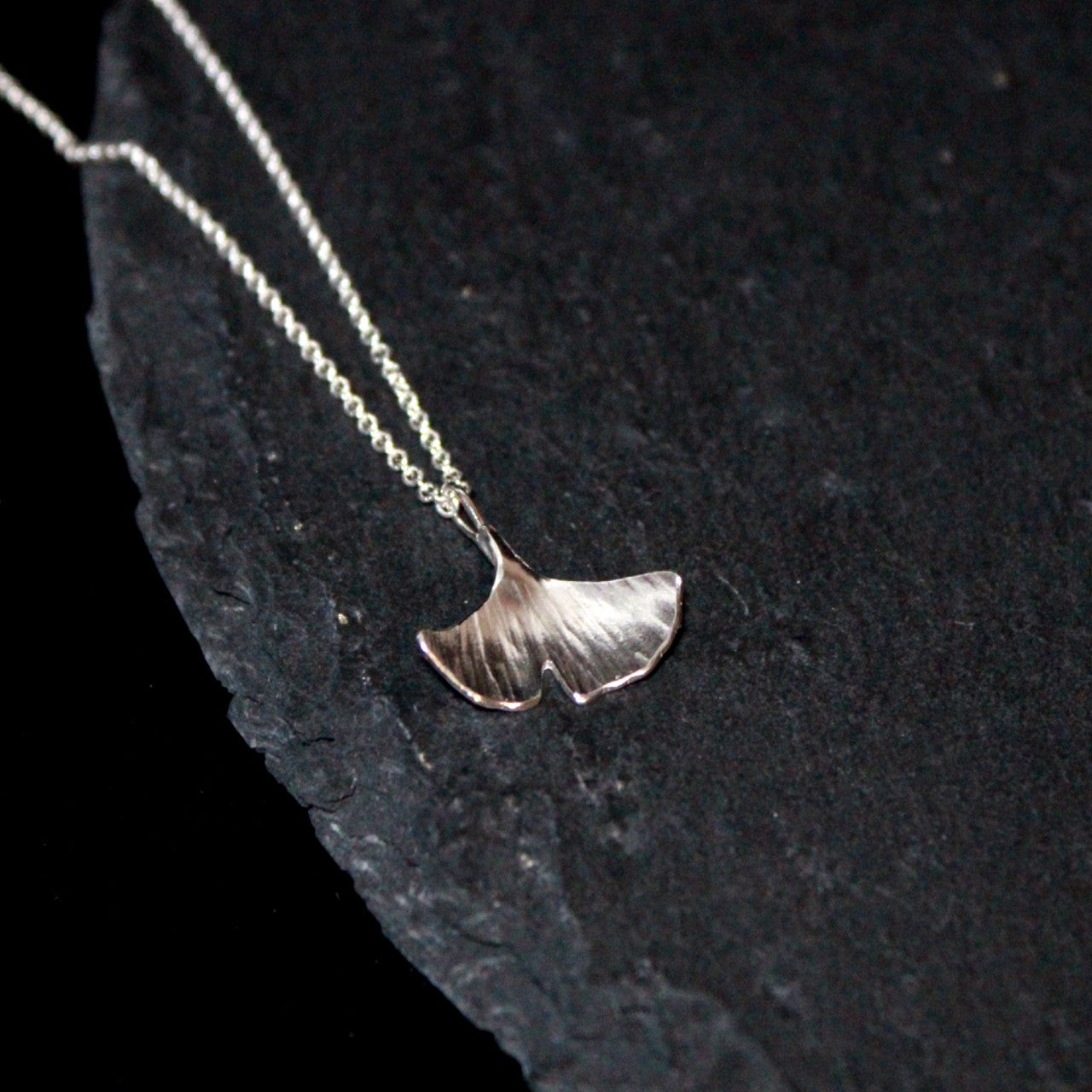 Ginkgo Leaf Necklace