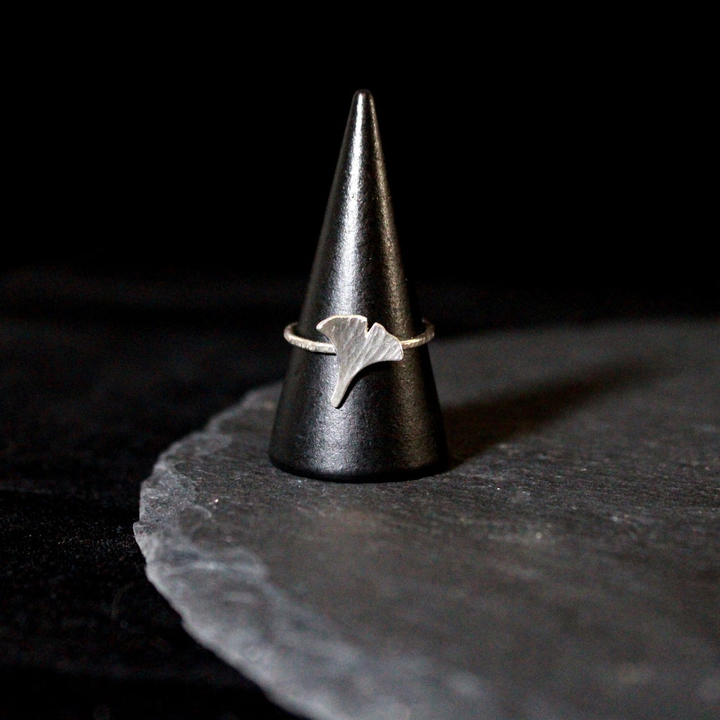 Ginkgo Leaf Ring