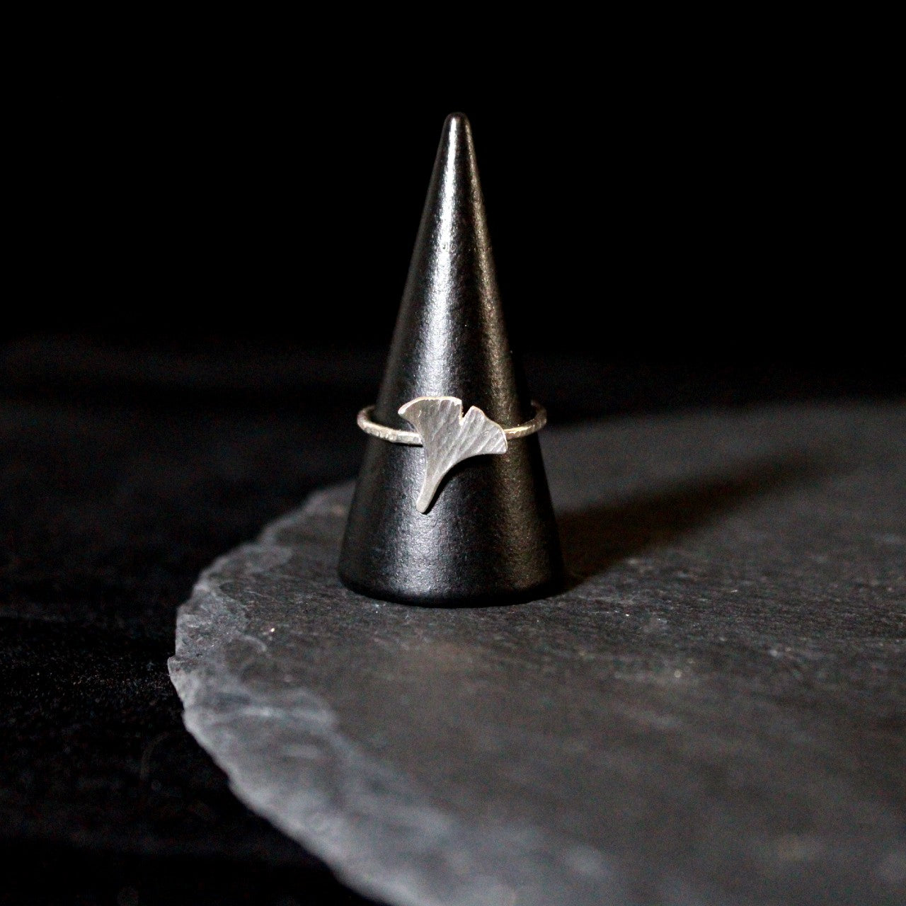 Ginkgo Leaf Ring