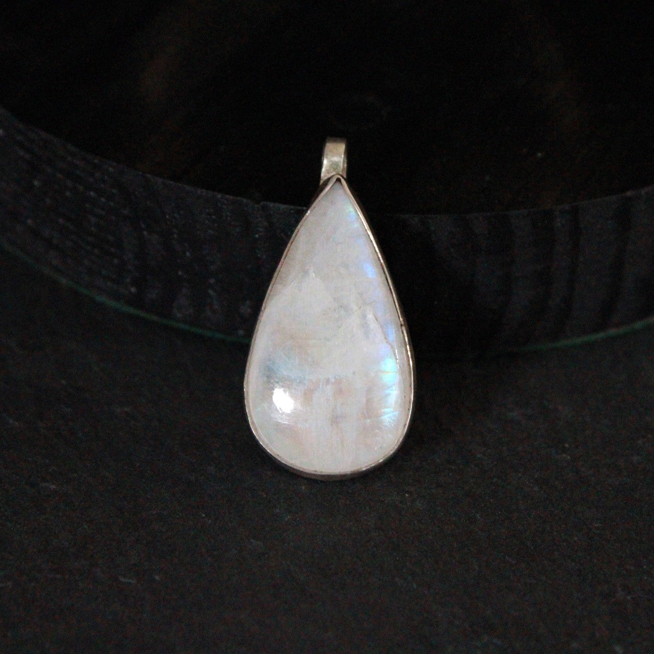 Ginkgo Leaf Moonstone Sculpture