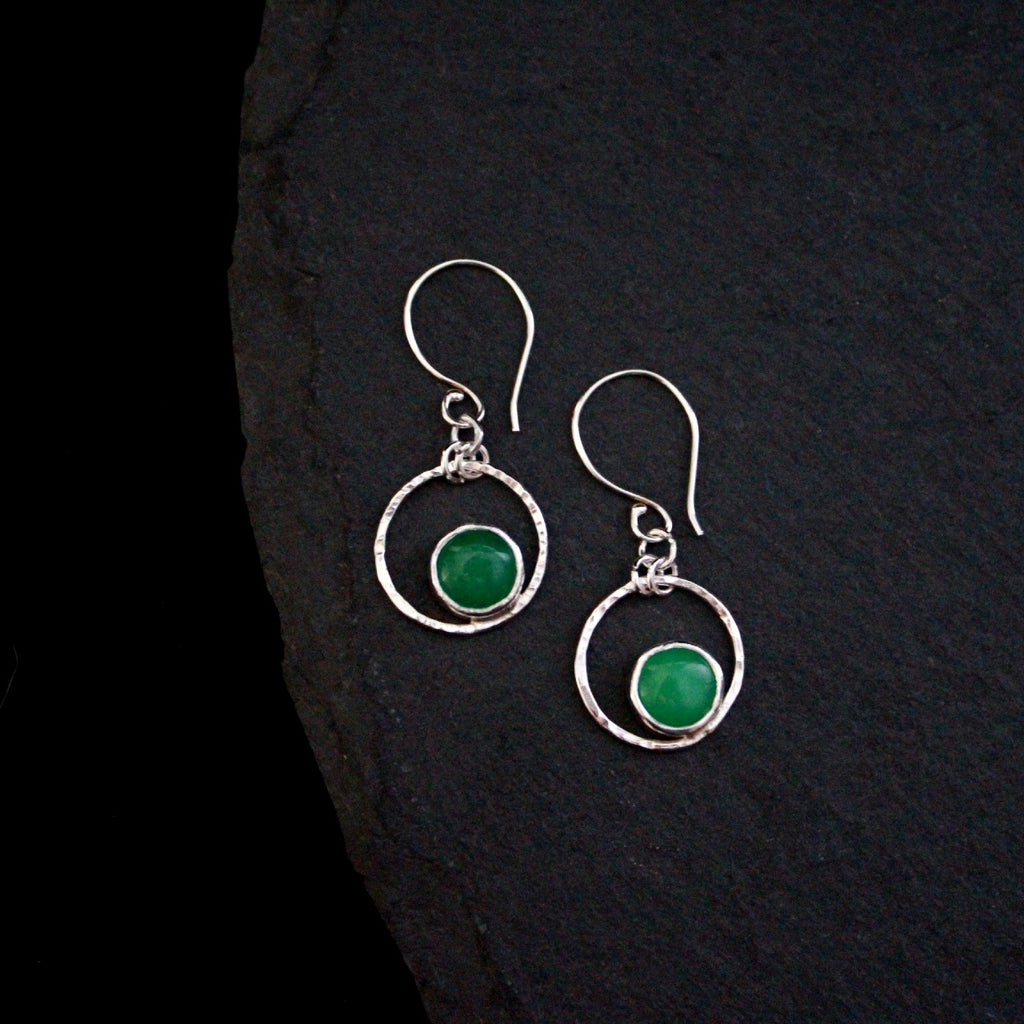 Chrysoprase Terra Earrings