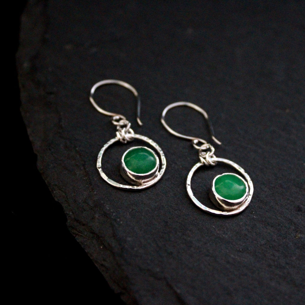 Chrysoprase Terra Earrings