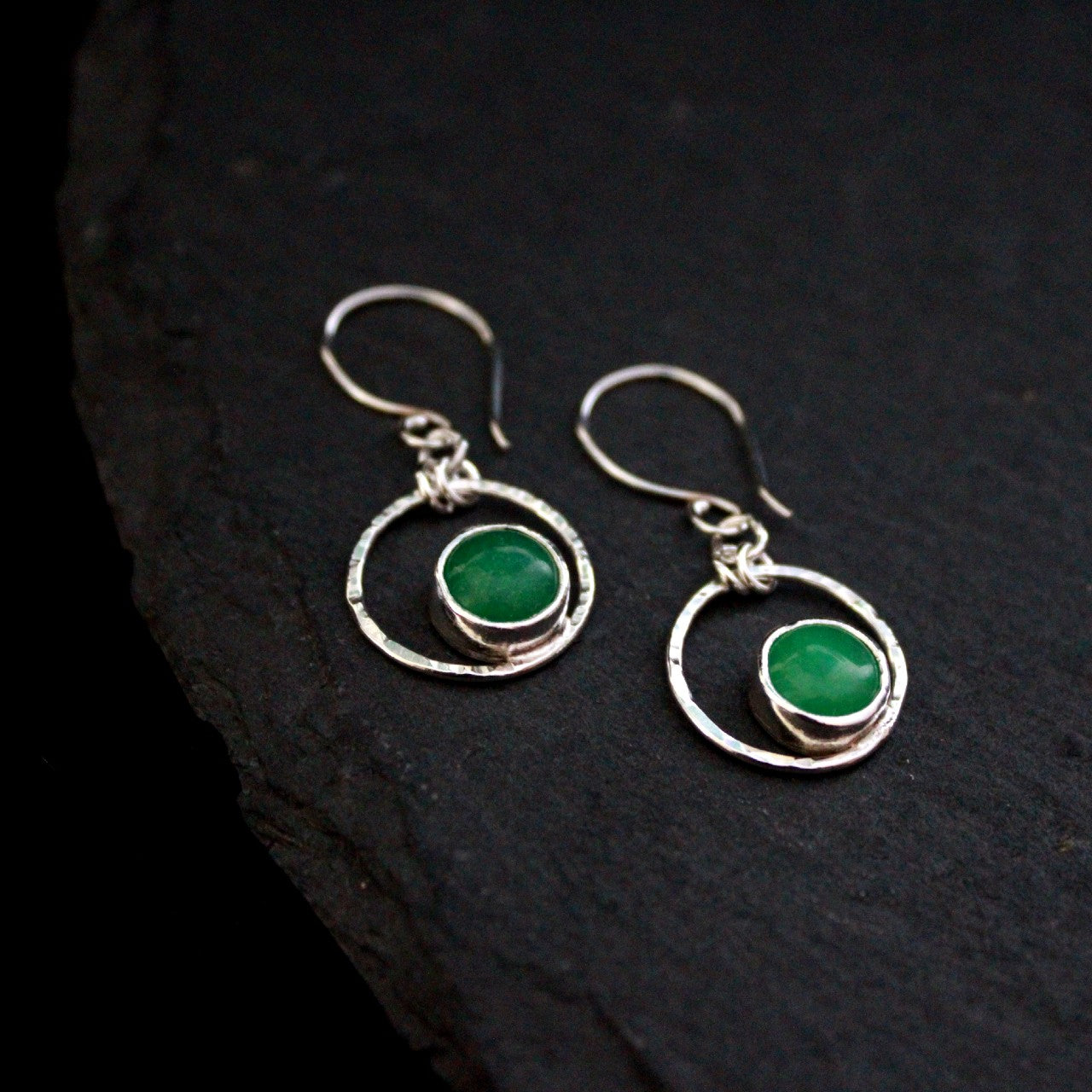 Chrysoprase Terra Earrings