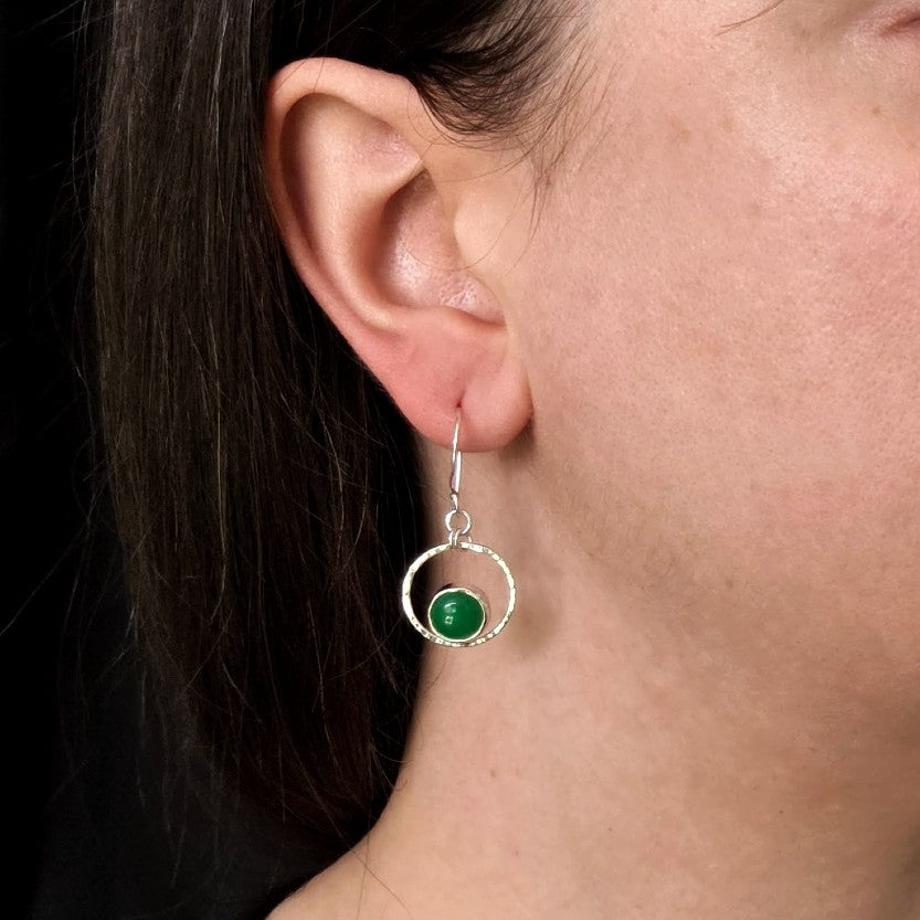 Chrysoprase Terra Earrings