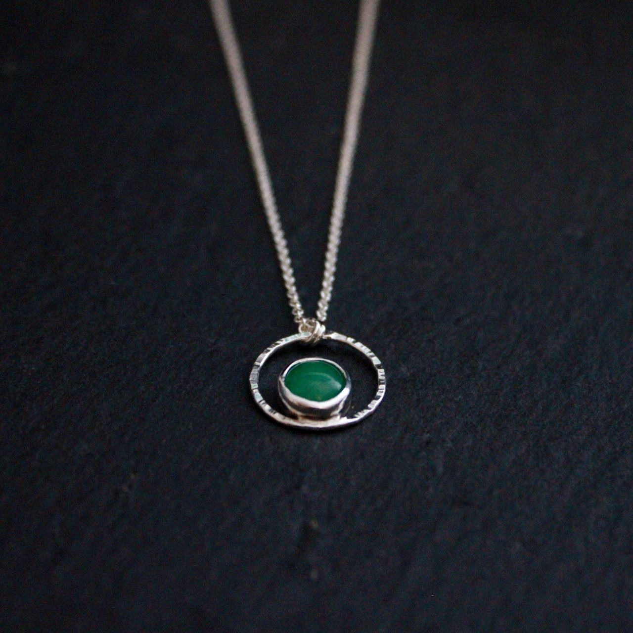 Chrysoprase Terra Necklace