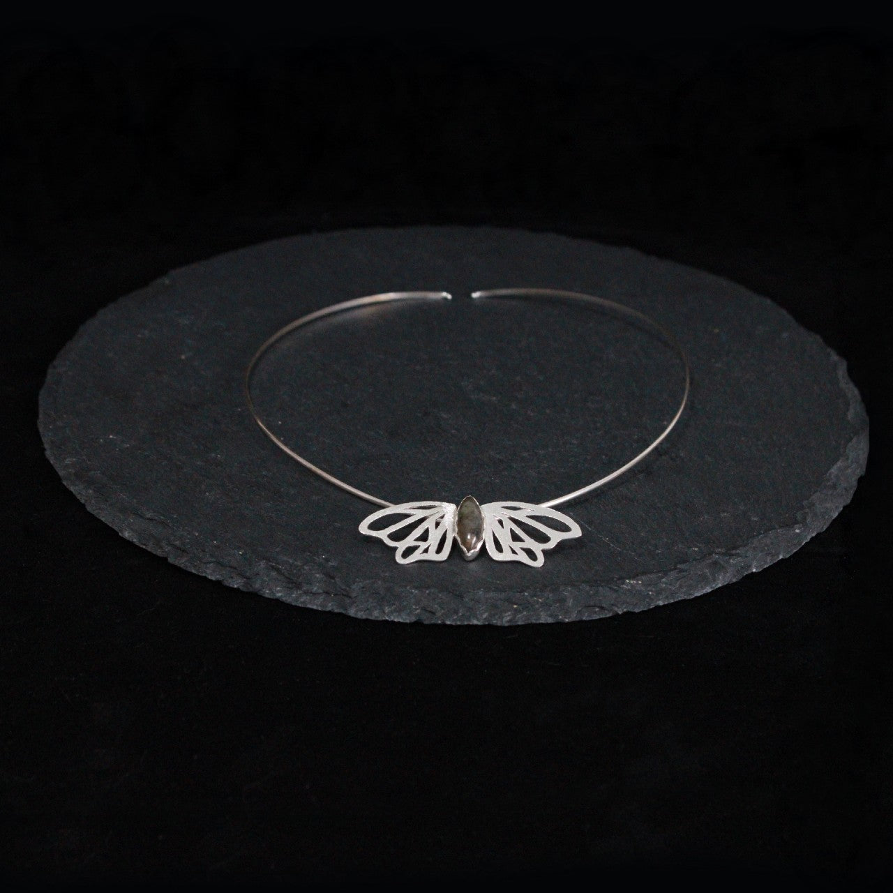 Labradorite Butterfly Collar