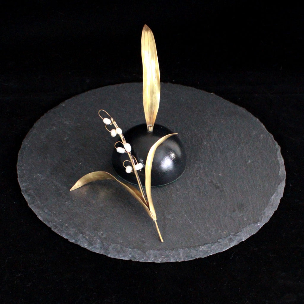Lily of the Valley Brooch Sculpture