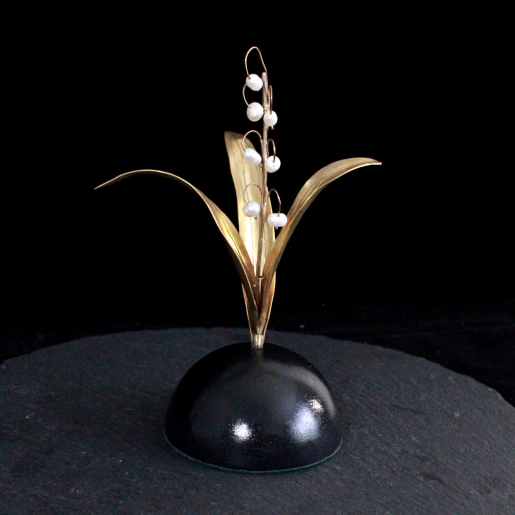 Lily of the Valley Brooch Sculpture