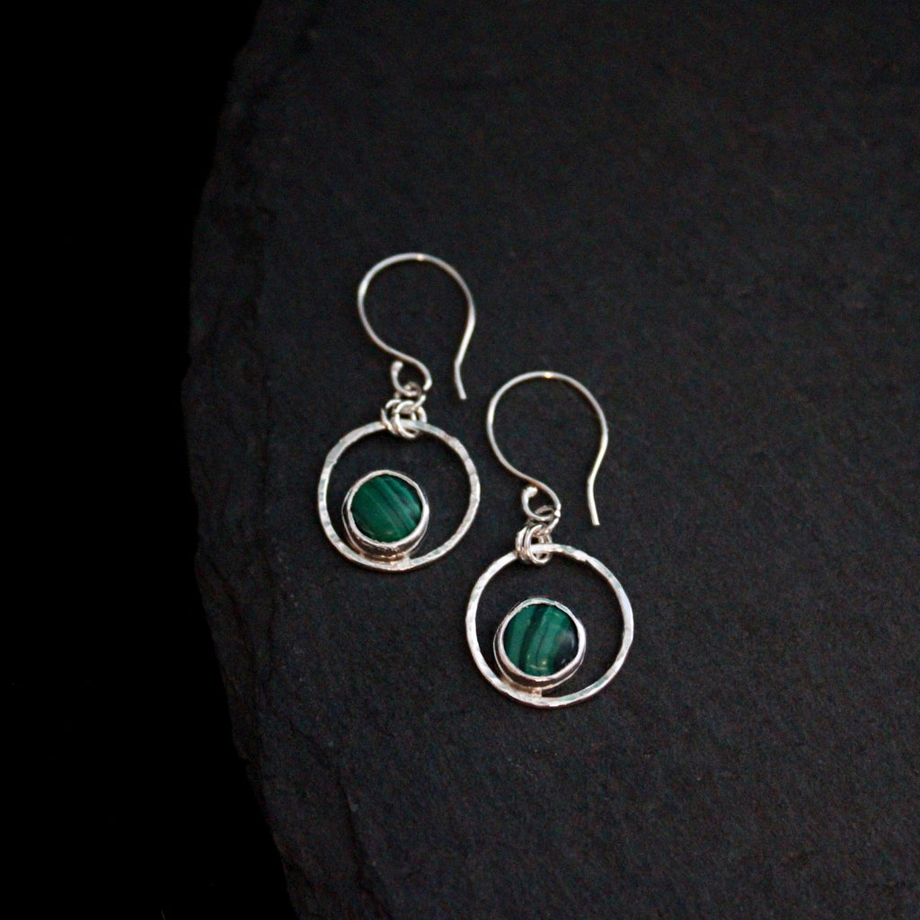 Malachite Terra Earrings