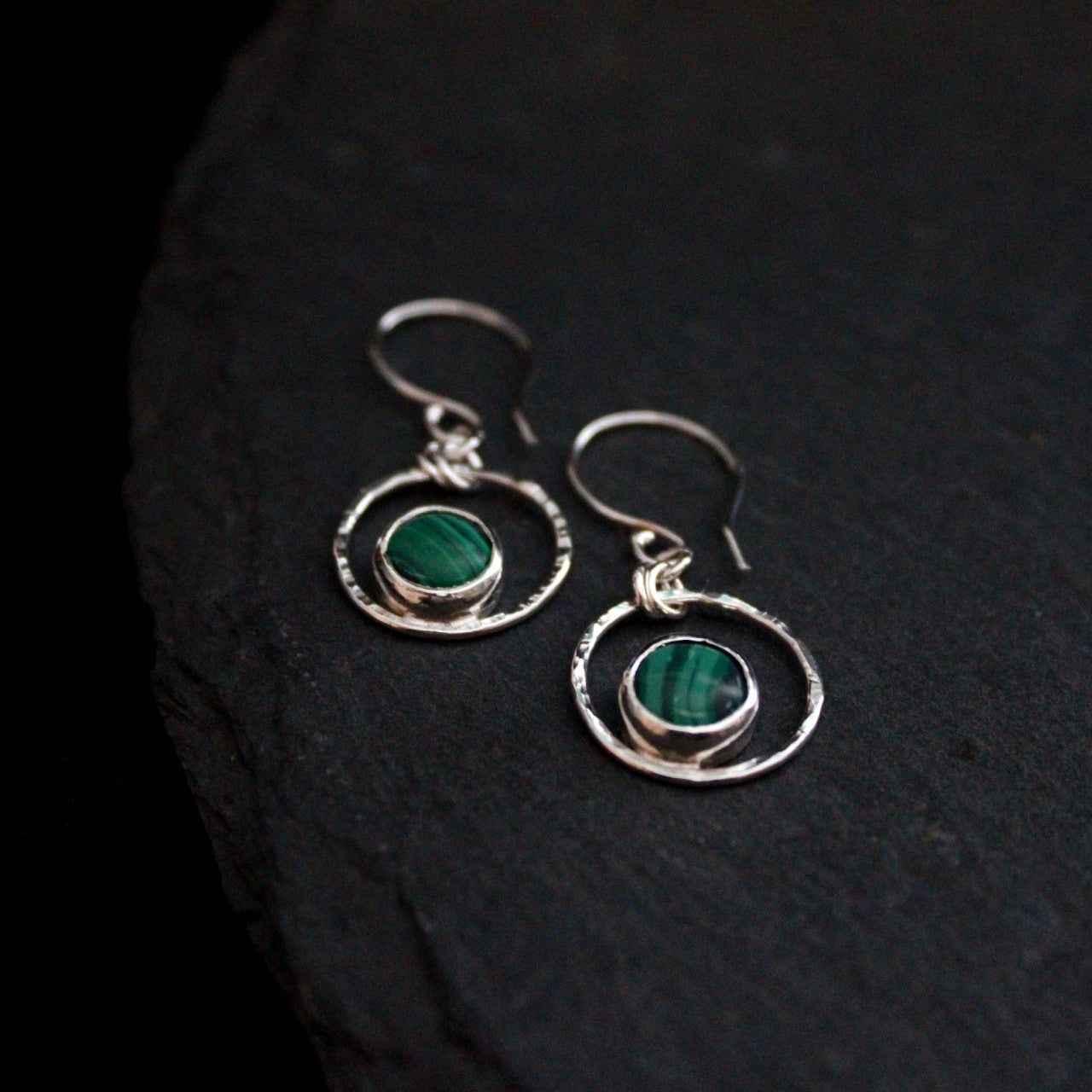 Malachite Terra Earrings