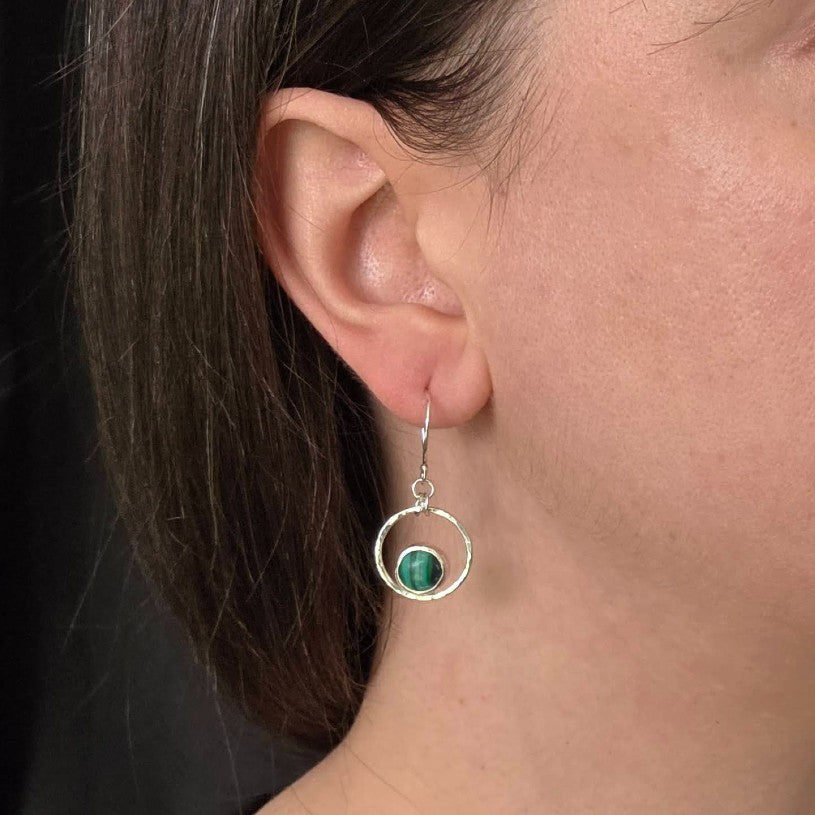 Malachite Terra Earrings