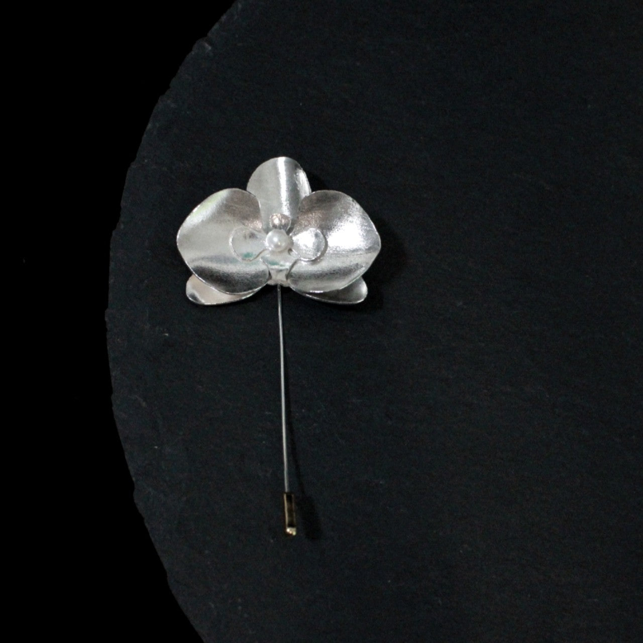 Orchid Lapel Pin – Ravena Metalworks