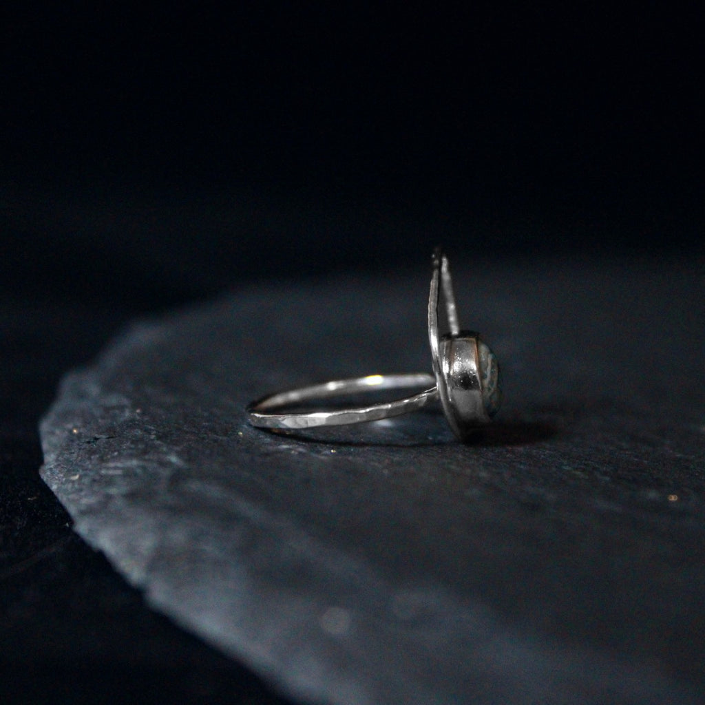 Chrysocolla Quartz Terra Ring