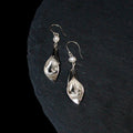 White Pearl Calla Lily Earrings