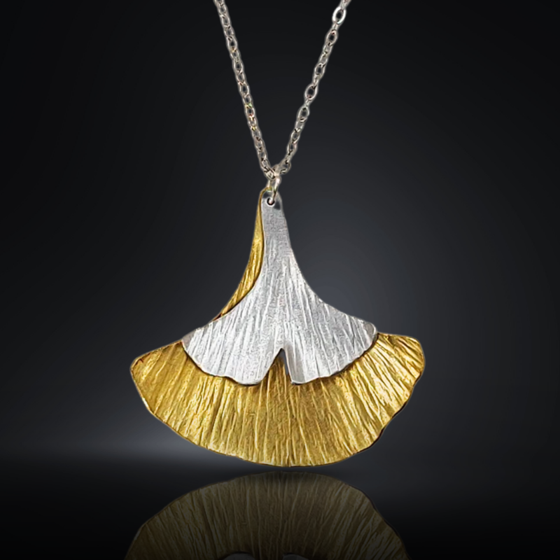 Ginkgo Leaf Pendant
