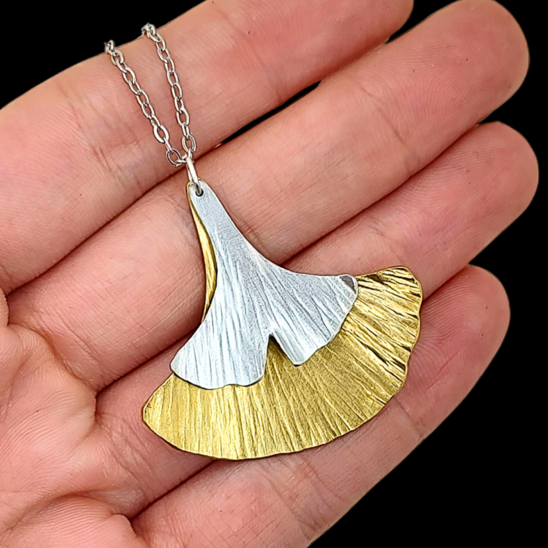 Ginkgo Leaf Pendant - Image 2