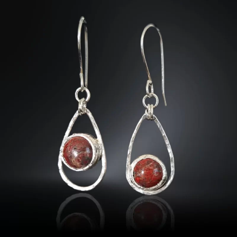 Bloodstone Terra Earrings