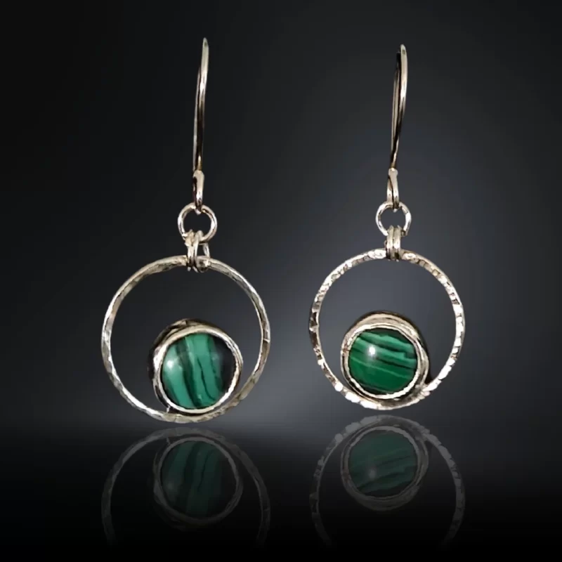 Malachite Terra Earrings