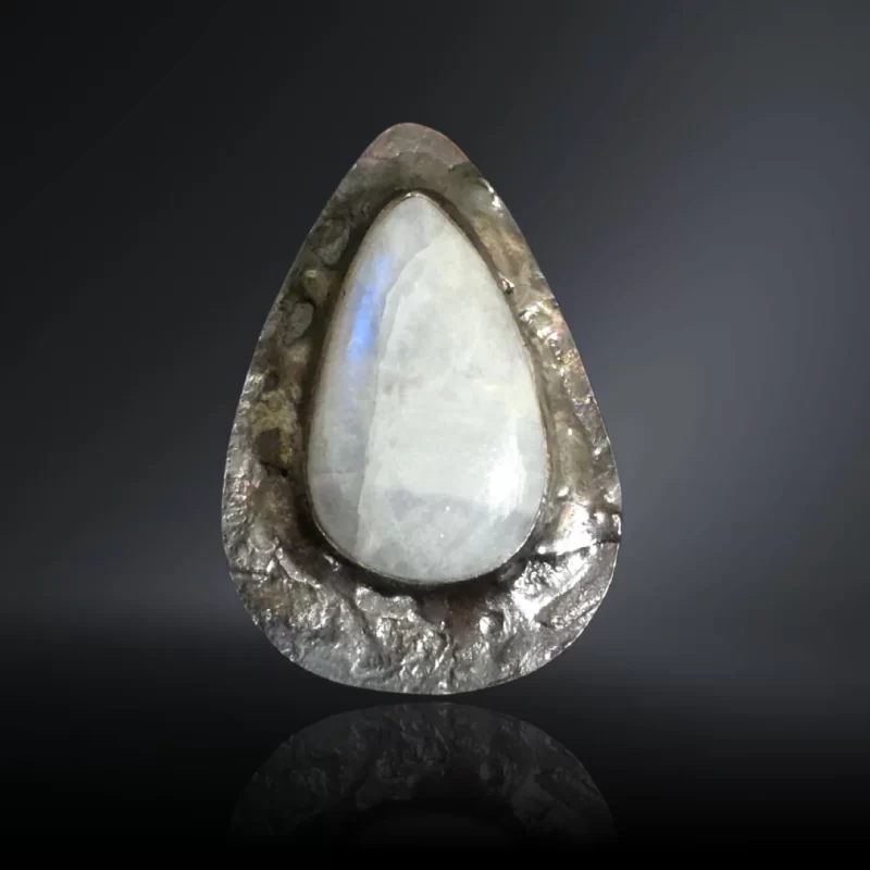 Moonstone Crater Ring - Image 2