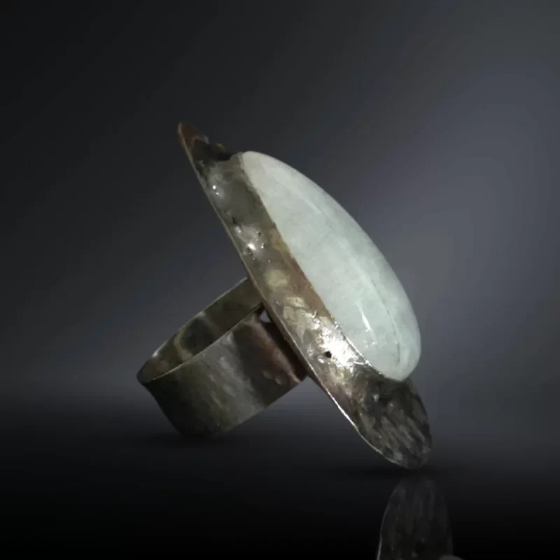 Moonstone Crater Ring - Image 3